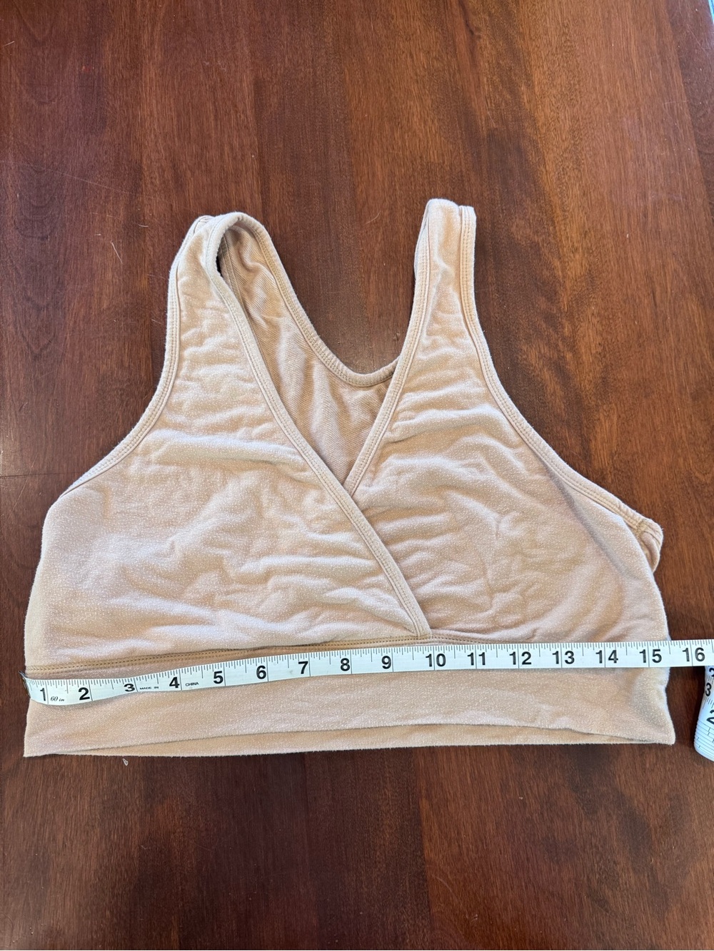 Kindred Bravely Nude Wrap-Front Wireless Bralette